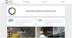 Desktop Screenshot of buildingchemicalsupplies.co.nz